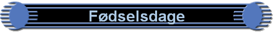 F�dselsdage