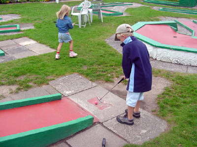 Minigolf i R�rvig