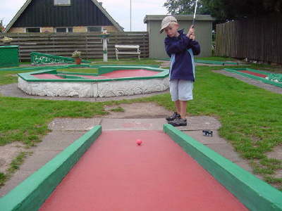 Minigolf i R�rvig